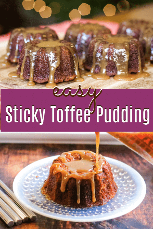 Sticky toffee pudding pinterest pin #1