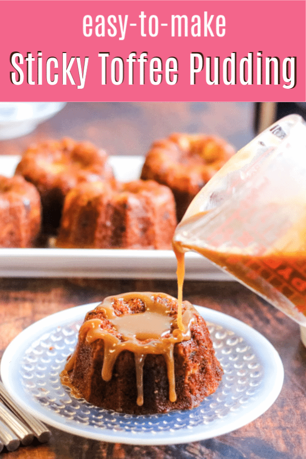 Sticky toffee pudding pinterest pin #2
