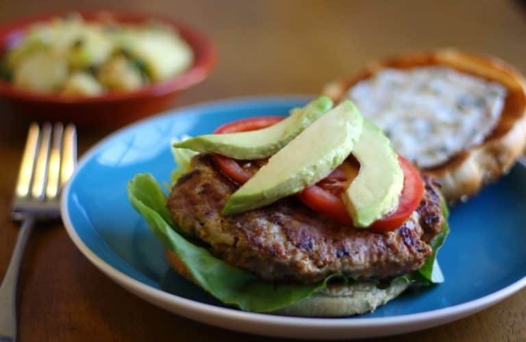 Chipotle turgey burgers with lime crema
