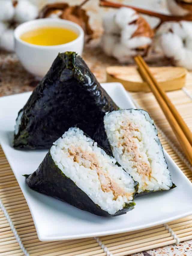 Onigiri AKA Japanese Rice Balls or Rice Triangles