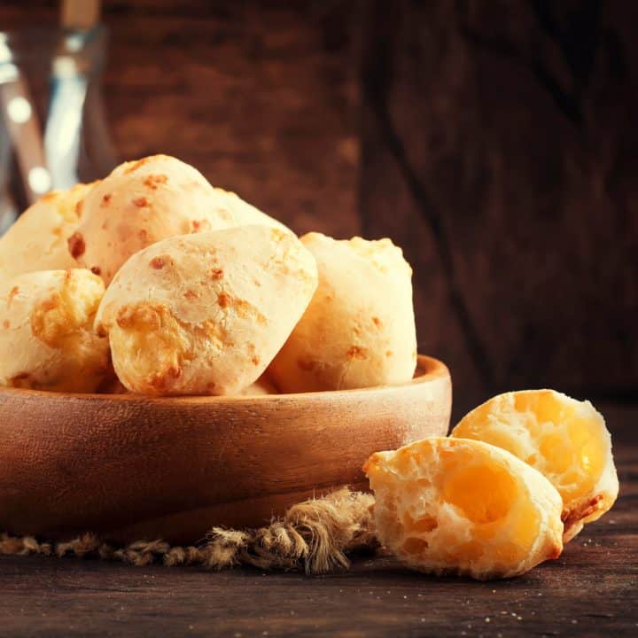 Brazilian Cheese Puffs or Pão de Queijo