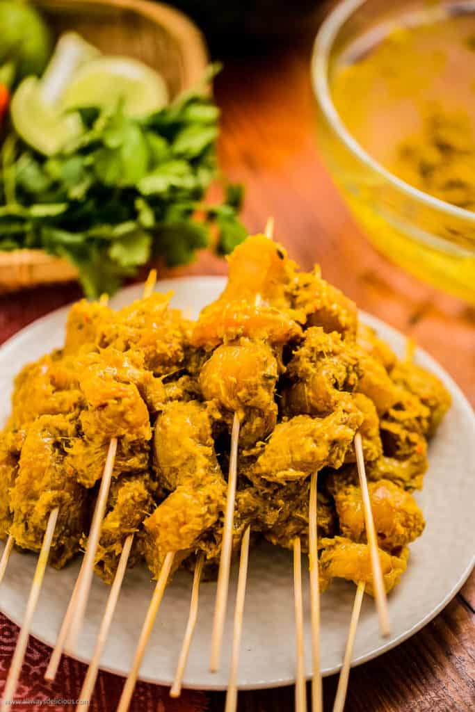 Satay Process Easy Thai Chicken Satay Recipe | All Ways Delicious