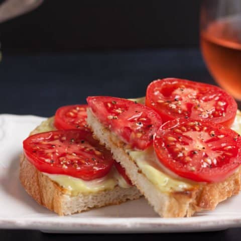 Tomato Sandwich with Herb Mayonnaise