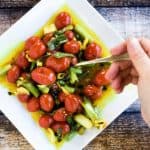 Quick Pickled Turmeric Tomatoes