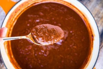 Easy enchilada sauce is easy to make at home