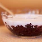 thai black rice pudding with coconut milk