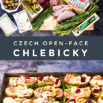 pinterest pin for czech open face chlebicky