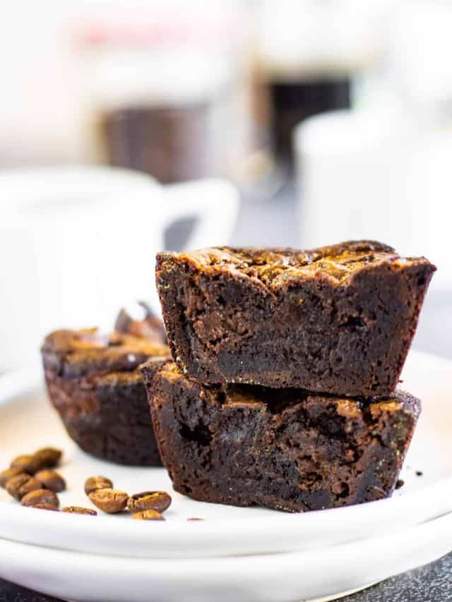 Coffee Brownies for Two
