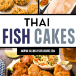 Thai fish cakes with a twist of traditional flavors.