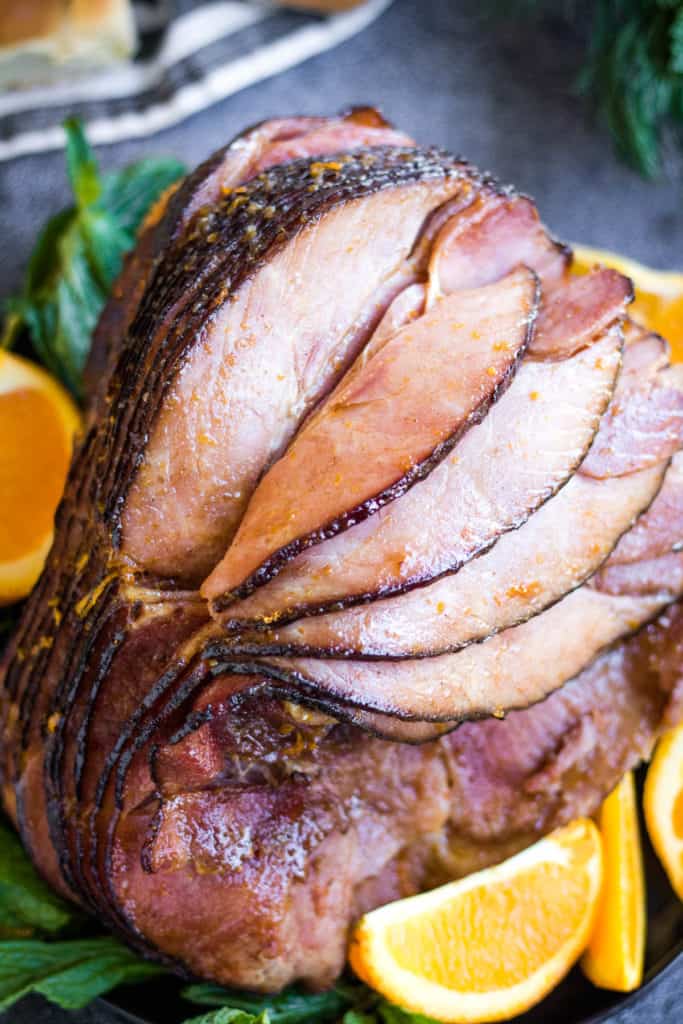 cooked spiral ham