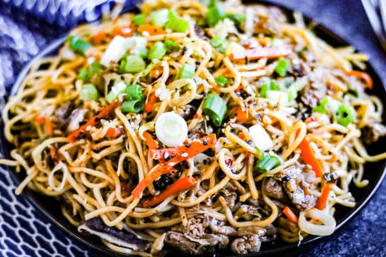 Beef Yakisoba Quick Japanese Noodles All Ways Delicious
