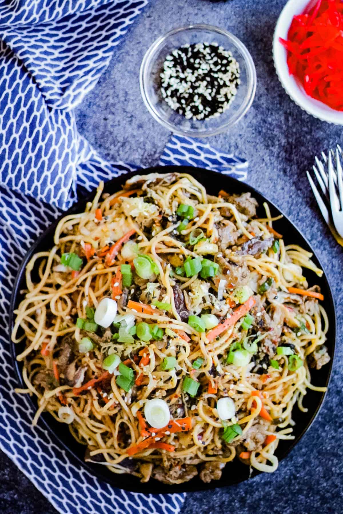Beef Yakisoba | Quick Japanese Noodles | All Ways Delicious