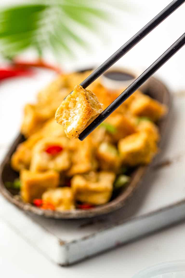 Air Fryer Salt and Pepper Tofu All Ways Delicious