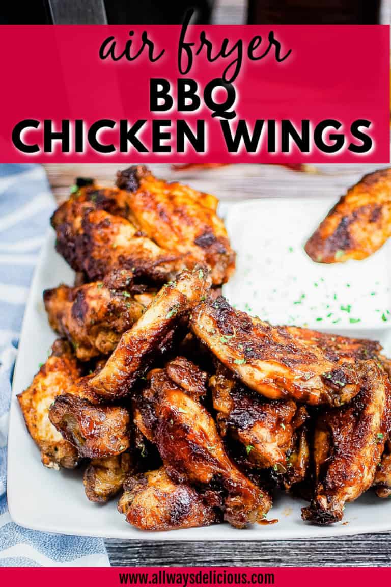 Air Fryer BBQ Chicken Wings | All Ways Delicious