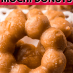 pinterest pin for mochi donuts