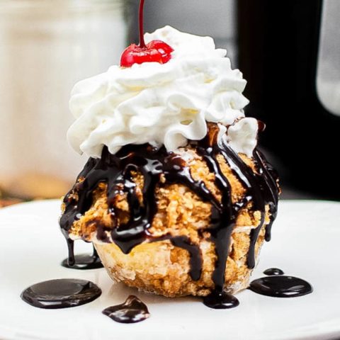 Air Fryer Fried Ice Cream | All Ways Delicious