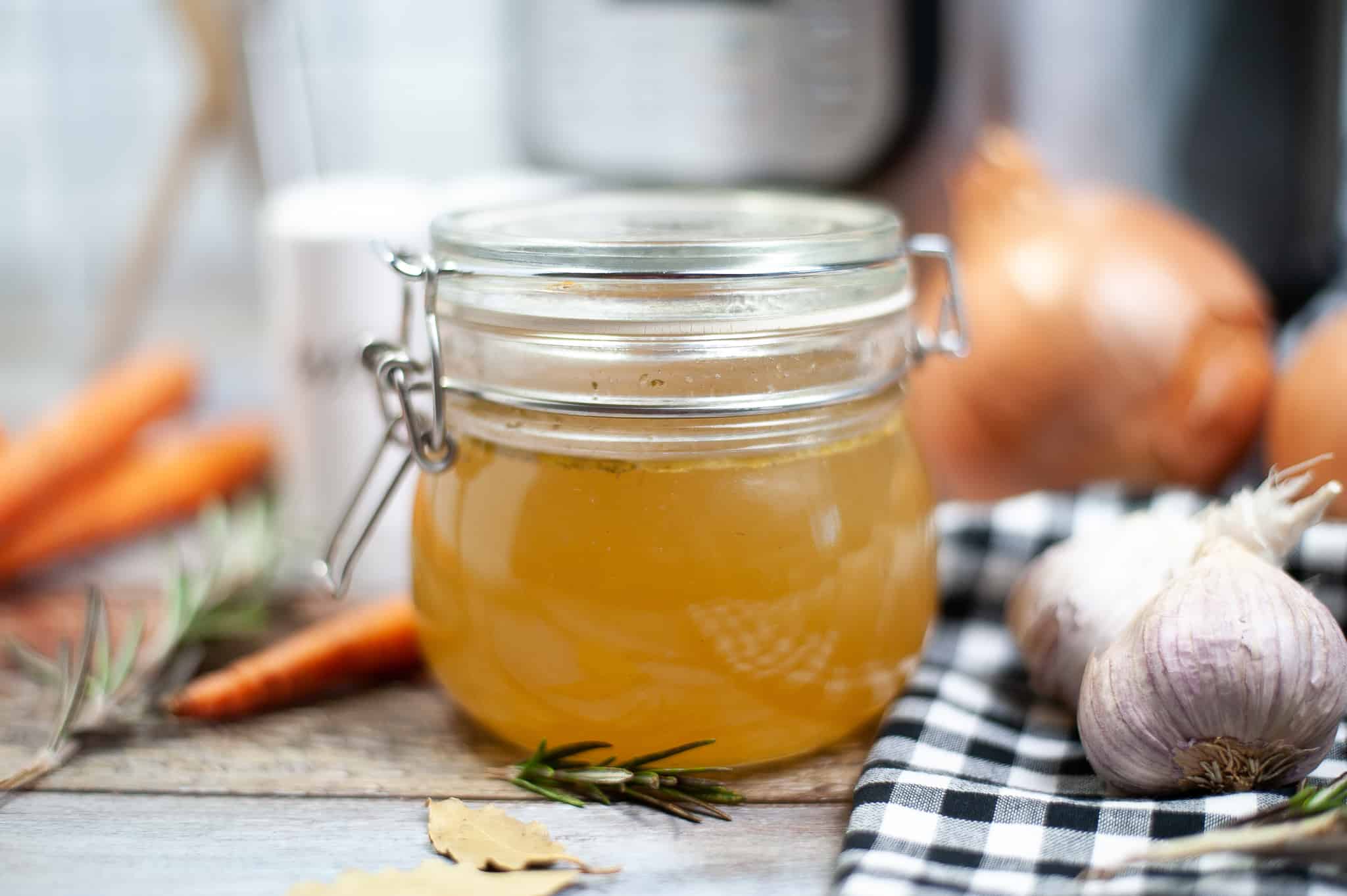 Instant Pot Chicken Stock | All Ways Delicious