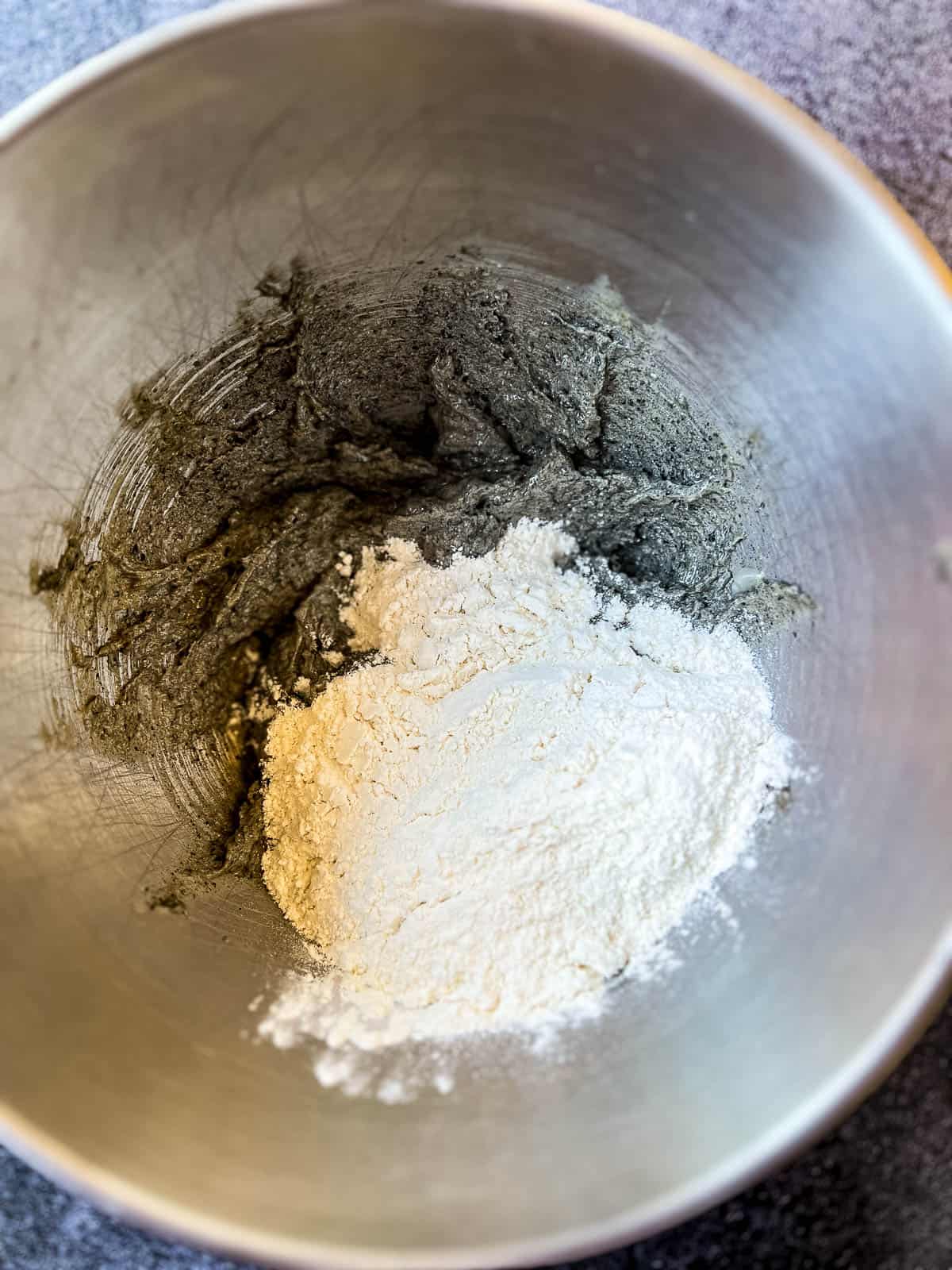 flour added.