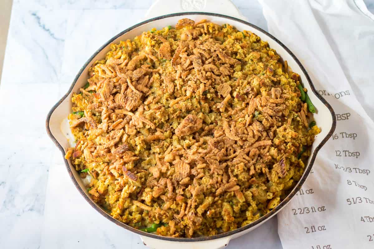 Green Bean Stuffing Casserole All Ways Delicious