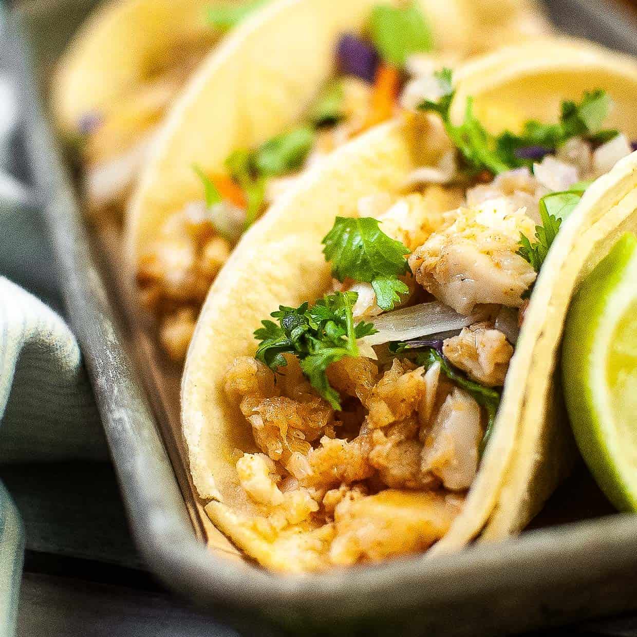 Air Fryer Fish Tacos | All Ways Delicious