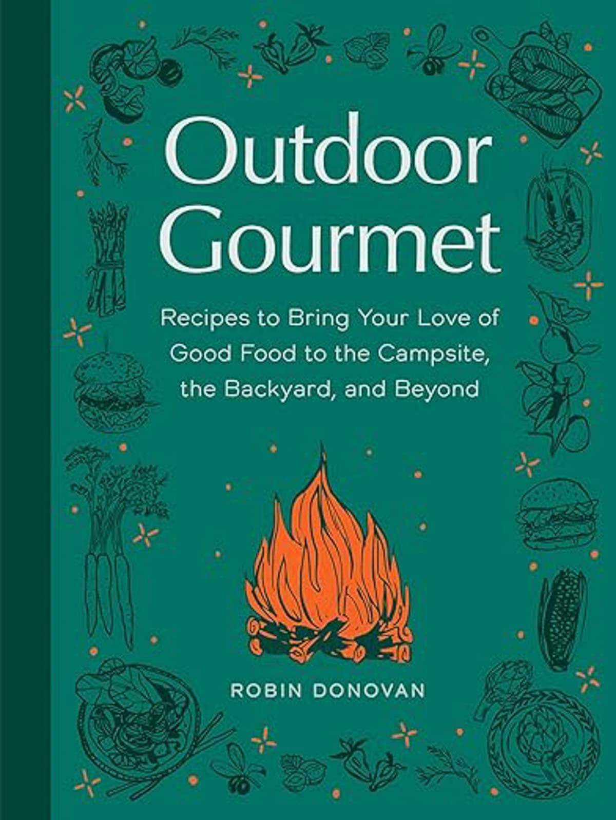 Outdoor Gourmet book cover by Robin Donovan