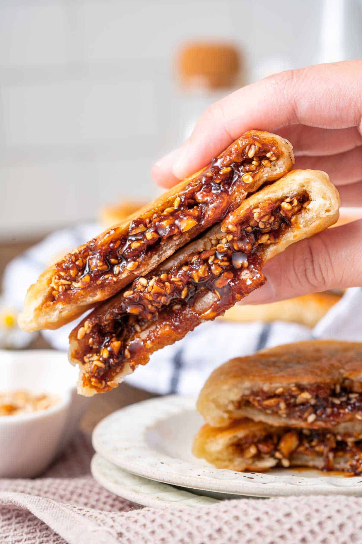 Hotteok (Sweet Korean Pancakes)